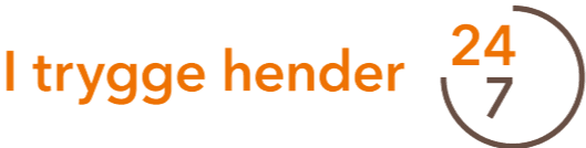 I trygge hender logo